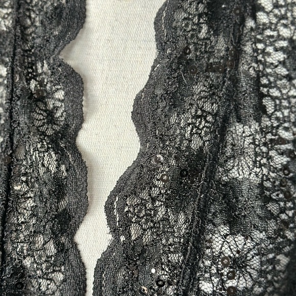 NWOT R&M Richards Black sequins Bolero Jacket - Picture 6 of 9